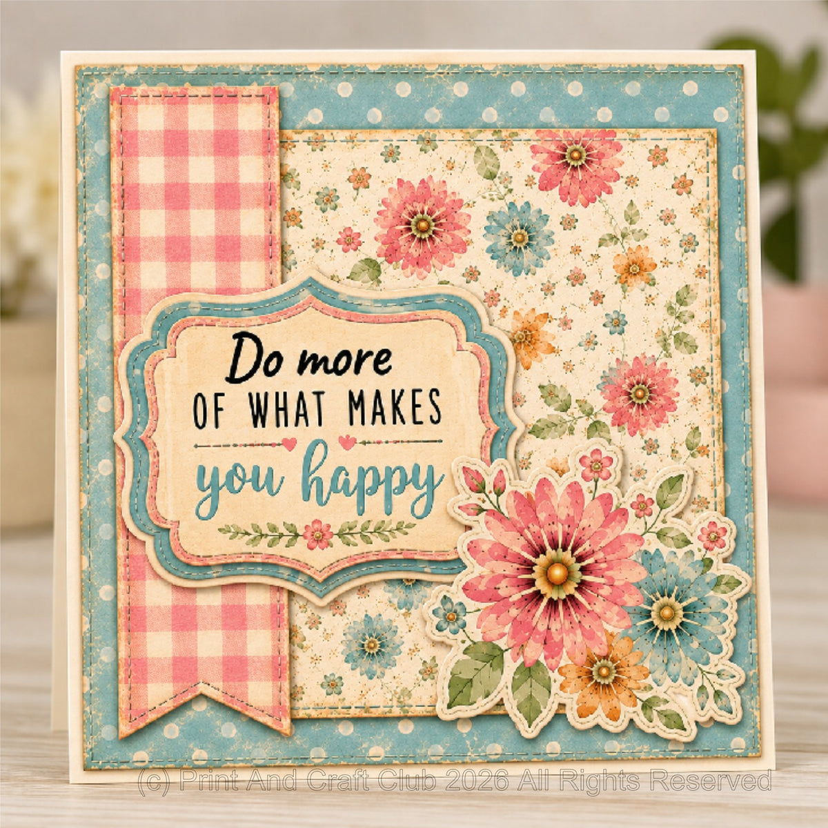 Do More of What Makes You Happy Printable Card Kit